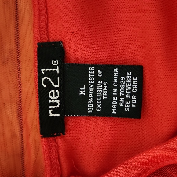 Rue21 Womens Red Sequin Dress Size XL - Picture 9 of 10